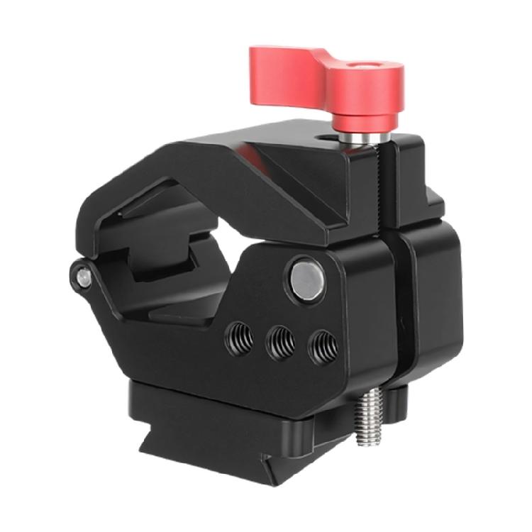 

High Strength Aluminum Tube Clamp With V Mount Adapter Replacement For 25-35MM Pipe Studio Application Accessories 1