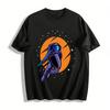 Future Space Warrior Print Casual T-Shirt Pure Cotton T-shirt