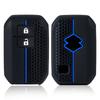 Silicone Car Key Case Cover For Suzuki Swift Wagon R Jimny Sierra Spacia Ertiga 2 Buttons Auto Key Fob Shell Protect Accessories