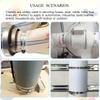 Hose Clamp, DIY 200 cm with 5 Fasteners of Perforated Metal Strap of Perforated Metal Strap, 304 Stainless Steel Hose Featuring Worm Gear Clamp
