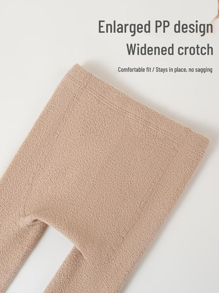 Samt Verdickte Baby-Strumpfhosen – Herbst/Winter Einteiler Mädchen Cartoon-Socken