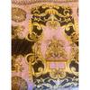 Used Fendi scarf, pink, Zucca pattern, Versace collaboration