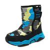 Children's outdoor snow boots winter new velvet thermal cotton shoes waterproof thickened boys and girls ski sports snow boots