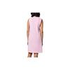 adidas Originals SS23 Adicolor Série Rétro 70s Imprimé Logo Lettre Robe Sans Manches Col V Femmes Robes Rose IK7860