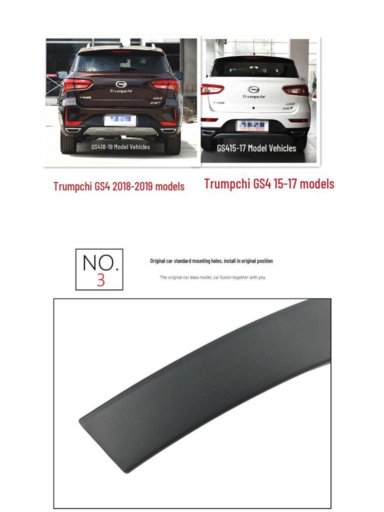 GAC Trumpchi GS4/GS5 Fender Wheel Arch Trim Set (Left/Right, Front/Rear)
