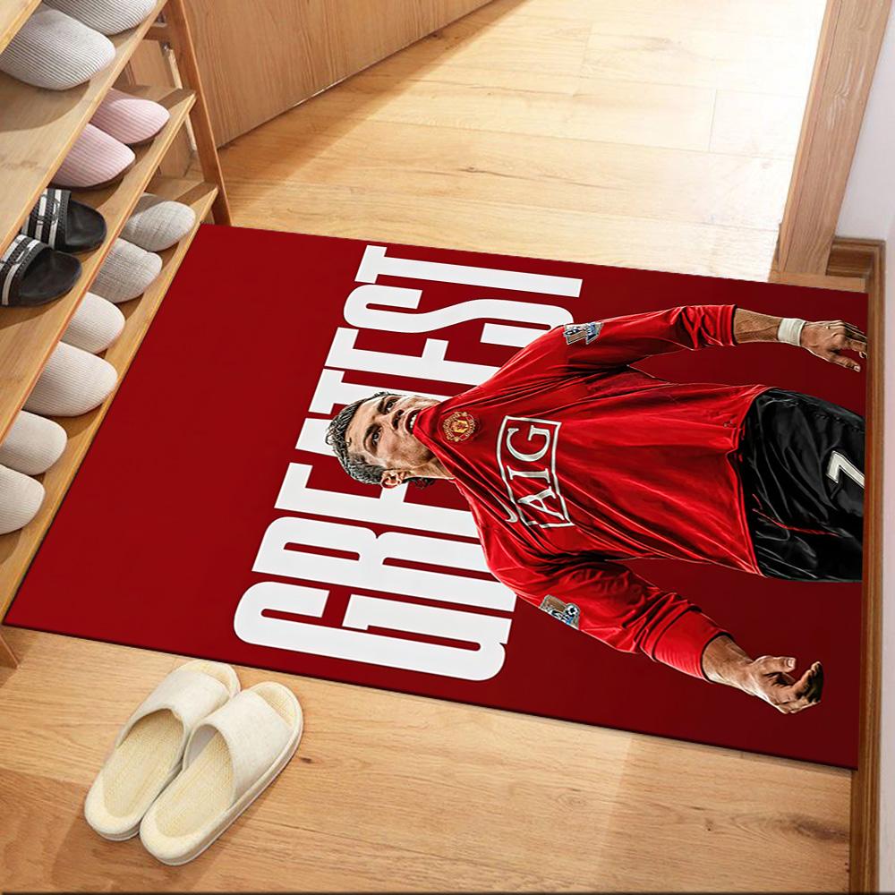 Cristiano Ronaldo Carpet Suitable For Hallway Playrooms Study Room Foyer Antislip Carpet Decorate Offices Gift For Festivals