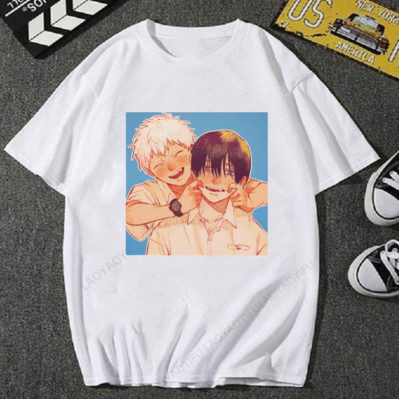 The Summer Hikaru Died Graphic T Shirts Tome Hikaru Yoshiki Anime Shirt Cheap Material Polyester Crewneck Casual Youth Unisexs