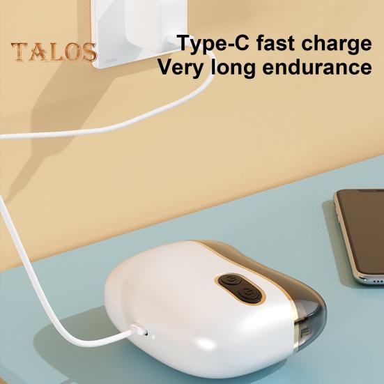 Electric Nail Clipper Polisher with LED Light 2-Speed Rechargeable 3-In-1 Automatic Fingernail File Baby Kids Adults Seniors Manicure Trimmer