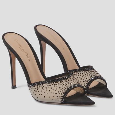 Stylish Women's Rhinestone Stiletto Heeled Sandals - Comfortable for Outdoor Wear