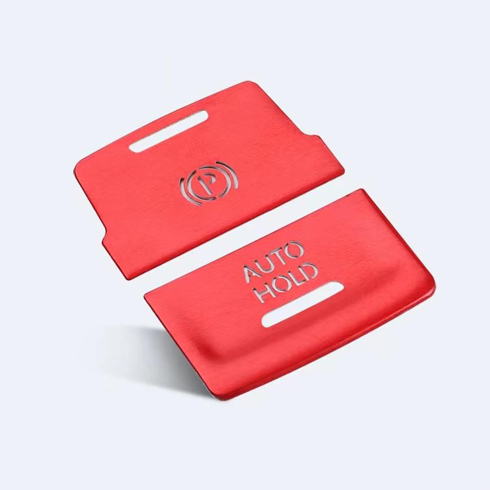 Αυτοκόλλητο κάλυμμα καπακιού με διακόπτη χειρόφρενου αυτοκινήτου Auto Hold P για VW Golf 7 7.5 MK7 AT 2015-2019 Trim Protection Accessories