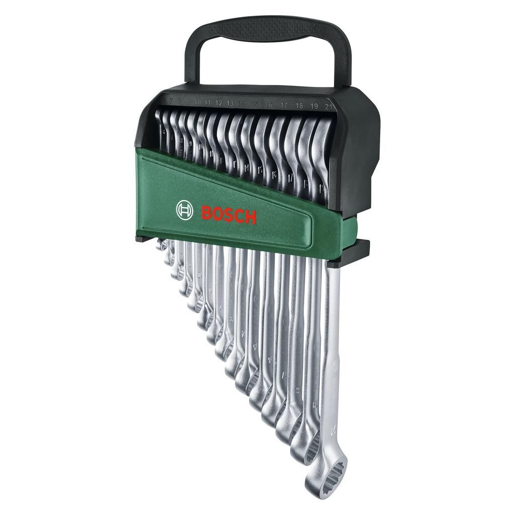 Bosch Hand Tool Series Combination Wrench Set of 15 (1600A02Z9E)