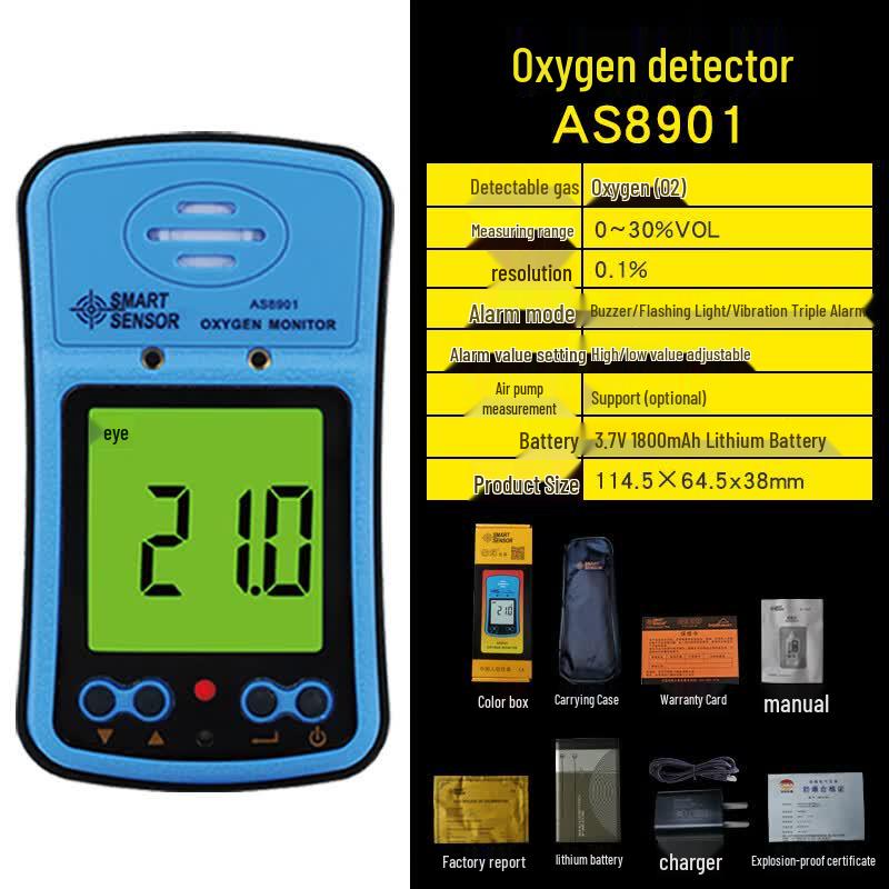 Detector de Gaz Oxigen Xima AS8901