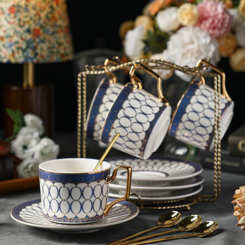 Special Beautiful Coffee Cup Set High-End Sense High-Value Light Luxury Ceramics High-End Exquisite Afternoon Tea Tea Set