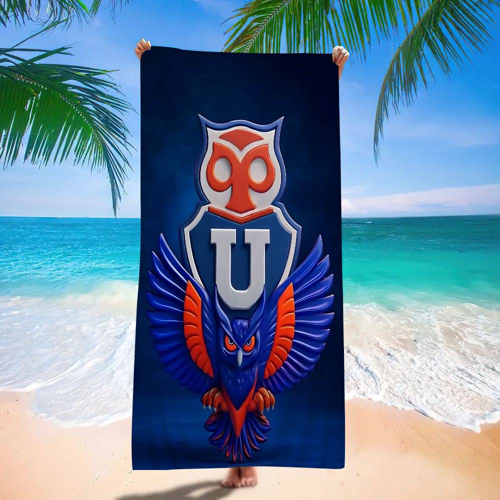 Sport Club Chile U-University Microfiber Blanket Quick Drying Beach Towels Oversized Printing Super Absorbent Pool Towel