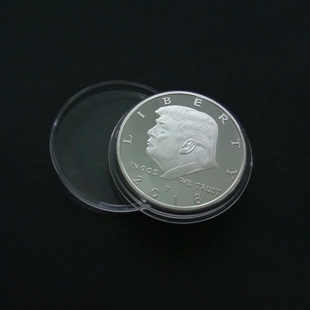 Premium Quality 2018 Us President Donald Trump Inaugural Gold Eagle Commemorative Novelty Coin For Collectors And Fans