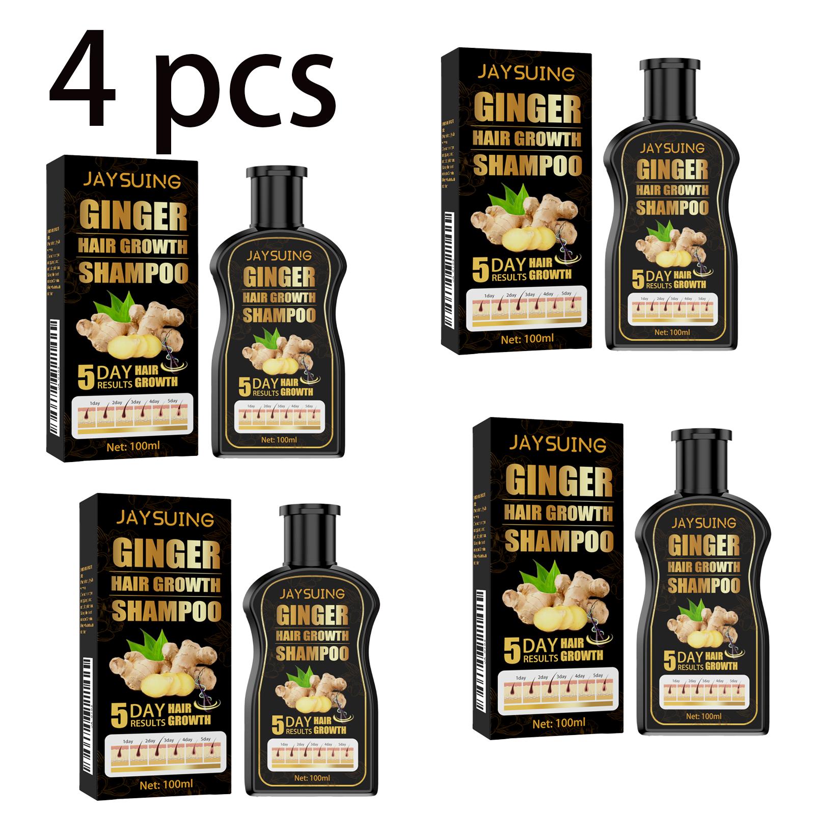 

Jaysuing Ginger Anti-Hair Loss Shampoo 100ml - Herbal Natural, Oil-Controlling, Hair Growth, Thickening, and Anti-Hair Loss Shampoo