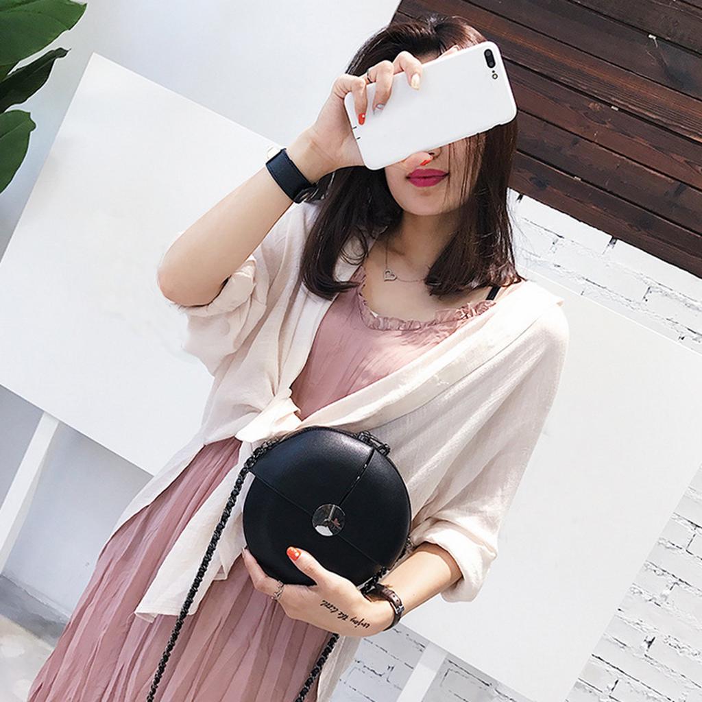 Women Sweet Round Shoulder Messenger Crossbody Purse Handbag Bag Tote Clutch New Women Sweet Round Shoulder Messenger Crossbody Purse Handbag Bag Tote Clutch New