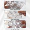 Resin Paw Shaped Trinket Dish Decorative Animal Footprint Design Jewelry Storage Organizer Tray for Home Office Desk