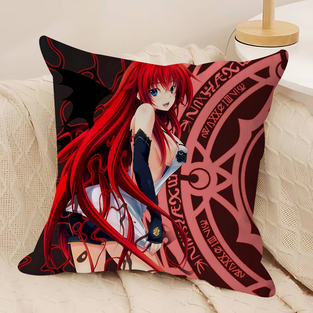 Anime H-High School DxD Față de pernă Husă de pernă pentru canapea Decorare cameră de acasă Cadou pentru copii