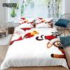 Home Living Luxury Santa Claus Bedding Set Christmas Duvet Cover Set Pillowcase Kids Bedding Set Queen and King EU/US/AU/UK Size