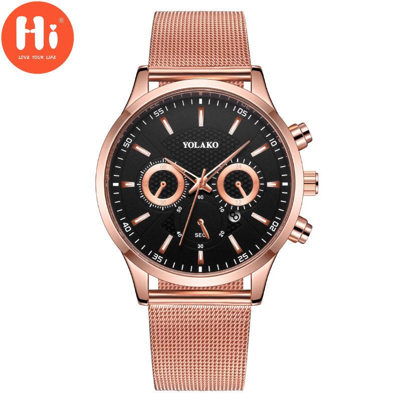 

Привет модные мужские часы спортивные часы роскошные мужские кварцевые наручные часы мужской подарочный браслет