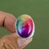 Rainbow Solar Quartz Druzy Ring 925 Sterling Silver Ring Natural Gemstone Ring Handmade Silver Jewelry Gifts For Him Available In Ring Size