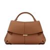New Fashionable And Comfortable Brand Design  Women's Bag French Fashion Design New Head Cowhide Fashion Pleated Handbag