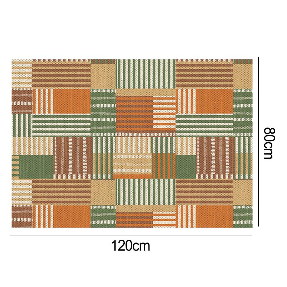 Heavyweight Wrinkle Resistant PVC Tablecloth 32x48 Inch Suitable for Dining and Party Tables Machine Washable and Long Lasting