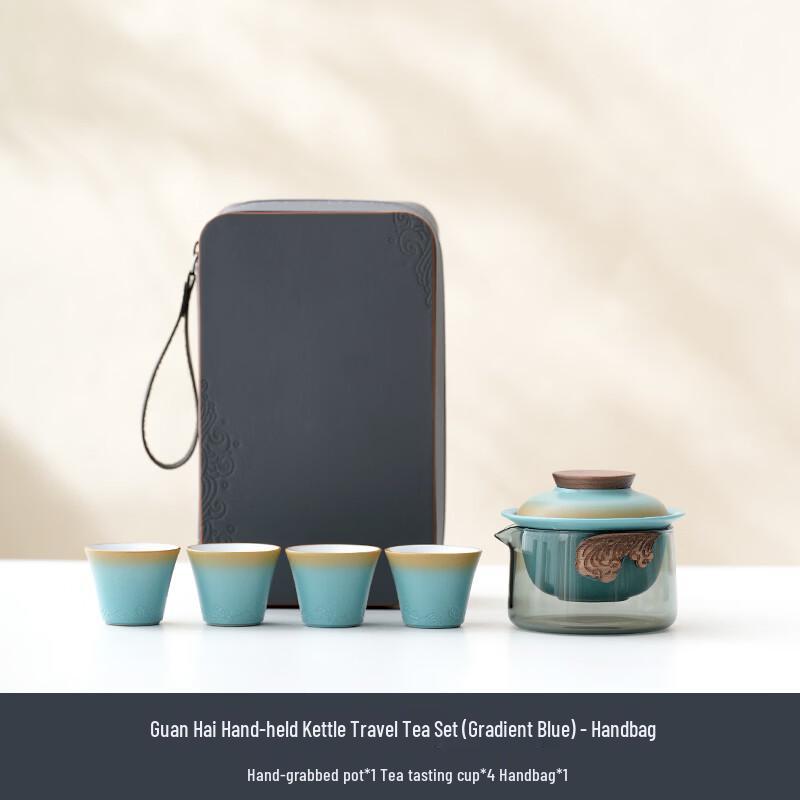 Zhui Jia Japanese Portable Ceramic Kung Fu Tea Set