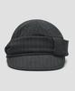 Taibseobiseu Striped Belted Cap [Charcoal]