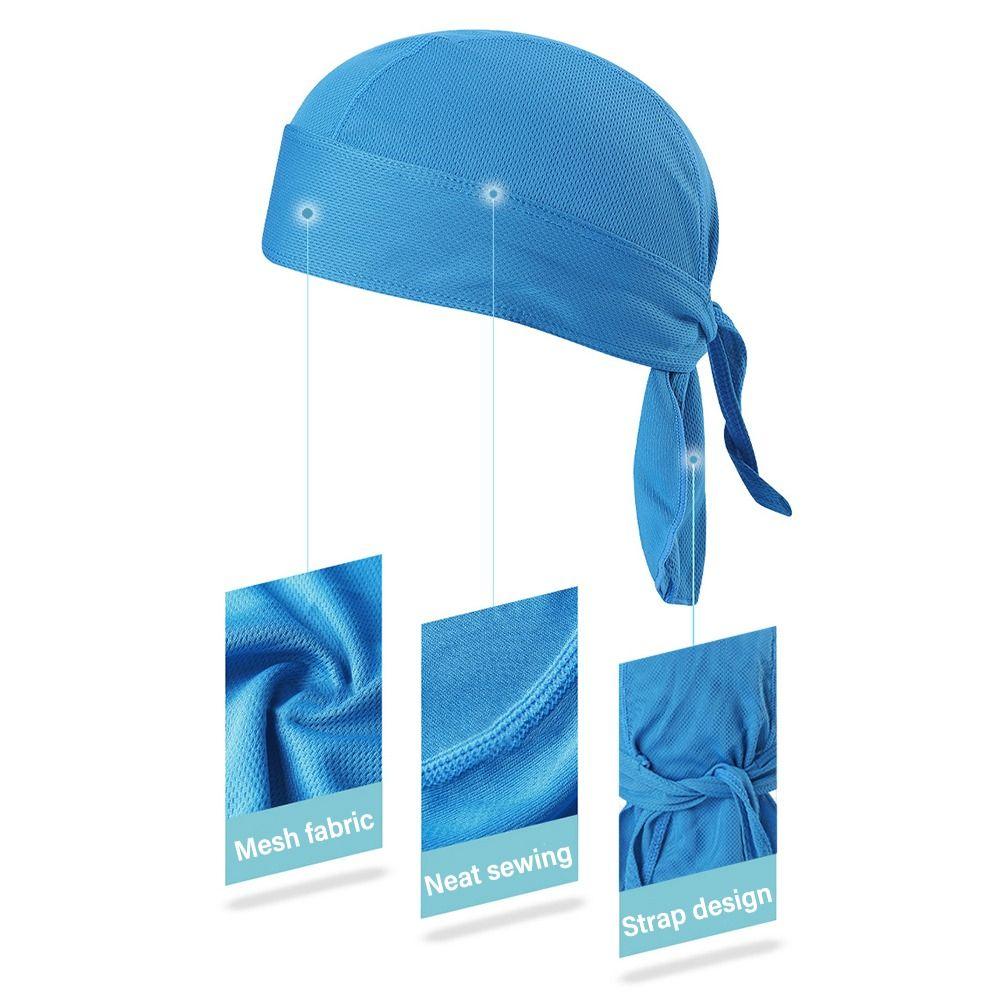 Männer Frauen Straße Fahrrad Quick-Dry Radfahren Pirate Hut Sport Bike Beanie Running Cap Bandana Caps