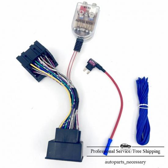 Add An Amplifier Adapter To Radio W/Amp Turn On Wire For Chevy GMC 2010-2017