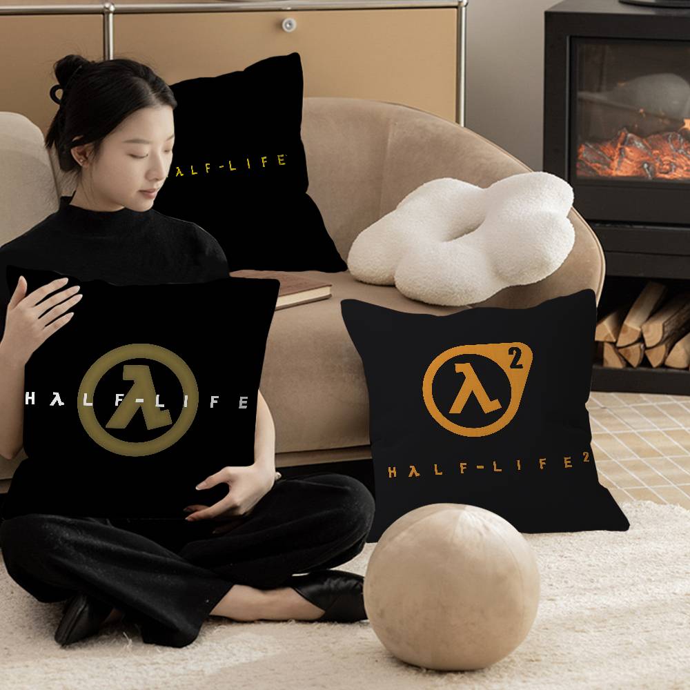 Game H-Half L-Life Office Cushion Pillowcase Car Cushion Cover45X45CM Lumbar Pillowcase Sofa Pillowcover