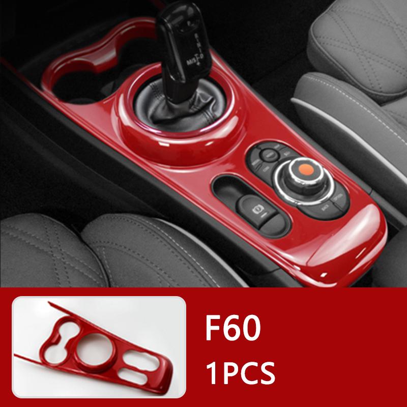 Auto Innenraum ABS Kunststoff Dekorationsabdeckung Roter Modifizierter Aufkleber für BMW MINI Cooper S F54 F55 F56 F57 F60 CLUBMAN Autozubehör