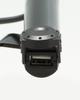 HURRICANE Clamp with USB Power for CBR250RR HU1026B Bar, Black, Supply, (MC51)