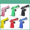 Launch Foldable Continuous Rubber Circle Model Gun Alloy Children Toy Keychain