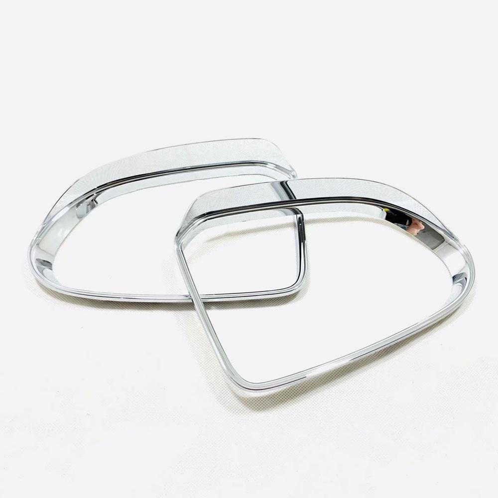 Car Stick Eyebrow Rear View Side Glass Mirror Trim Frame Rain Shield Sun Visor For Hyundai Santa Fe SantaFe   -2024