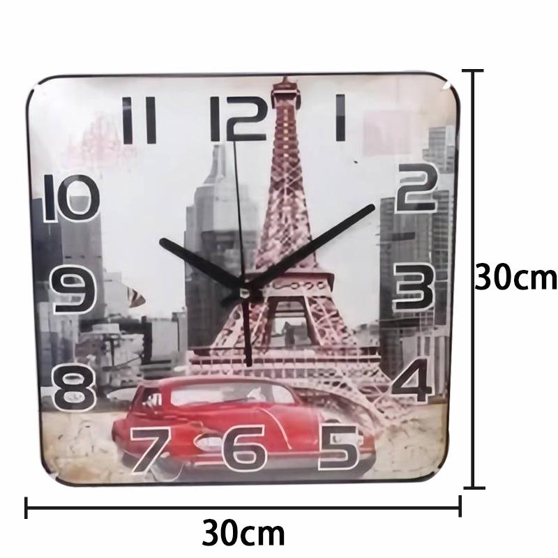 Style Restaurant Decoration Clock New Style Home Living Room Fashion Creative Decoration Wall Clock Silent Wall Clock
