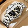POEDAGAR Luxury Brand Men's Watches Waterproof Stainless Steel Luminous Man Wristwatch Date Week Quartz Business Men Clock Reloj