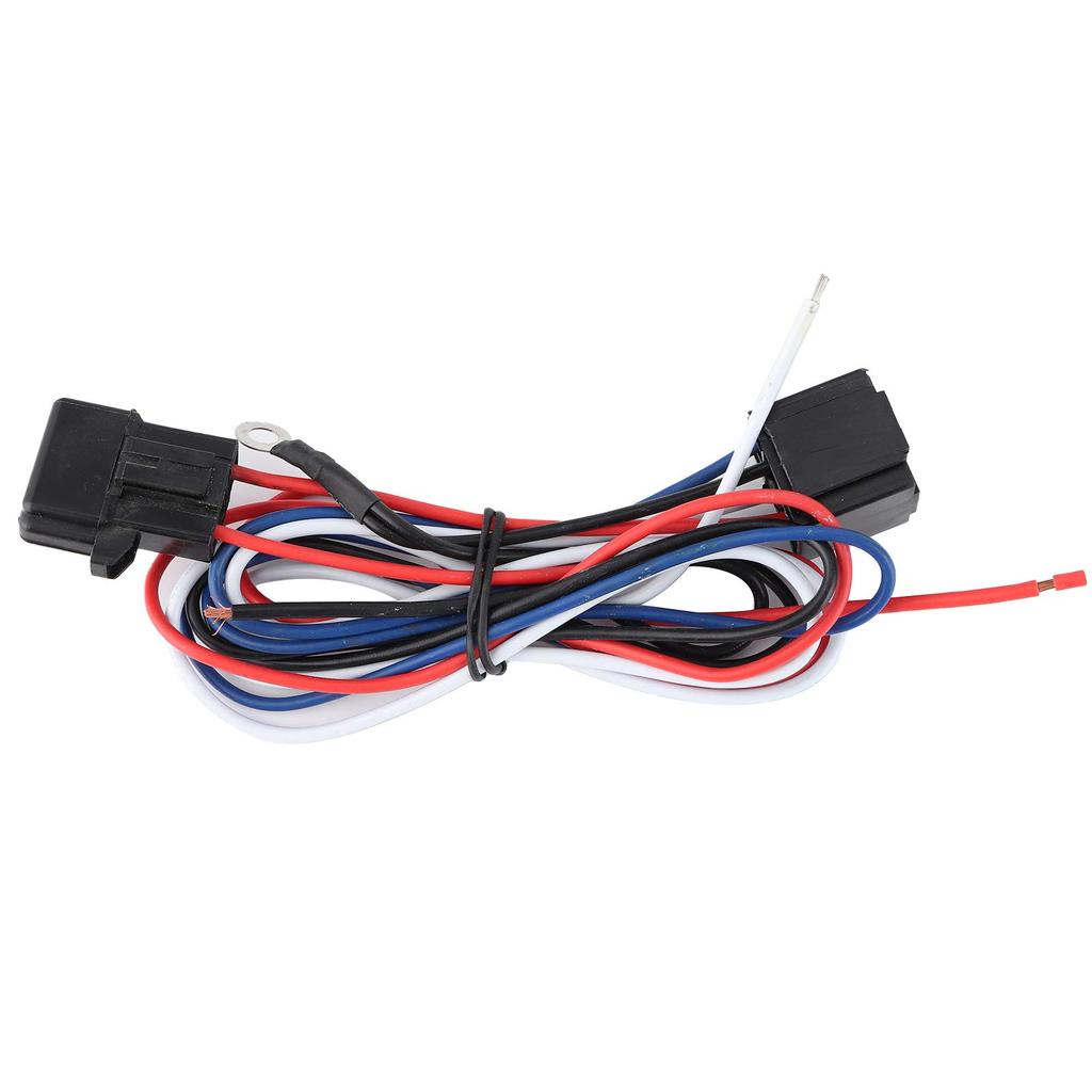 KIMISS Radiator Cooling Fan Relay Kit with Thermostat Switch and Overload Protector - Complete Mounting Accessory for Automotive Cooling System