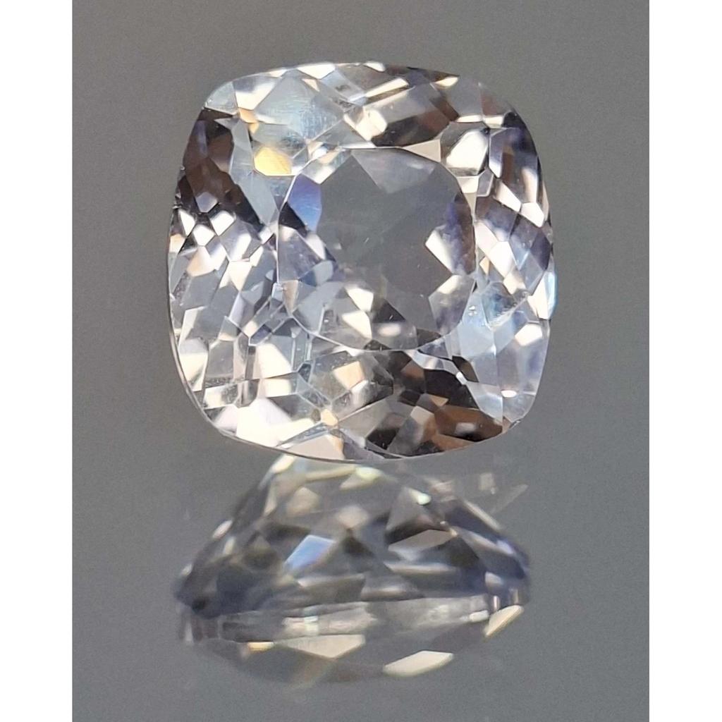 Light Blue Tanzanite Natural 8-10 Ct Cushion Cut Fabulous Certified Gemstone