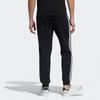 Adidas Neo Track Running Pants with Three Stripes Men Bottoms Black GP4923