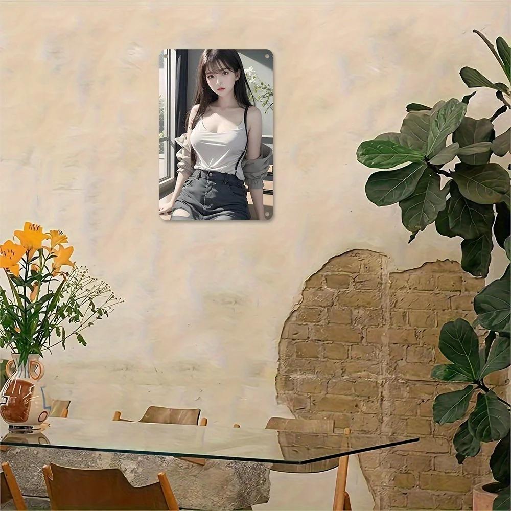 Vintage Metal Tin Sign Retro Wall Art 8x12 Inch for Home Bar Cafe Decor