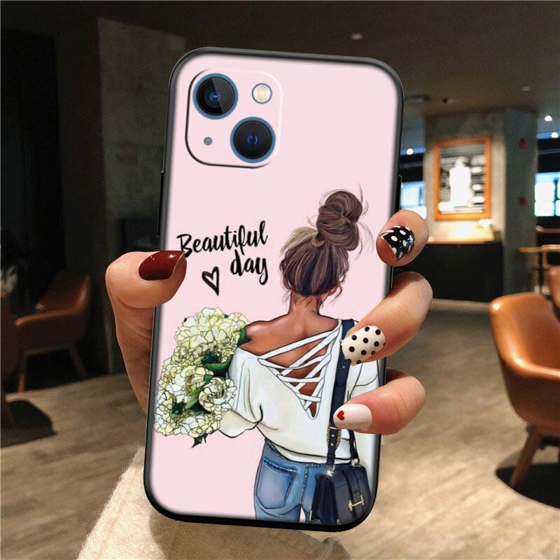 

IK27 Fashion Girl Coffee book New High-End Shell Phone Case for OPPO A3 Pro A72 A74 A76 A77 A77S A78 A79 A94 A95 A18 A40M A58 OPPO A95 5G