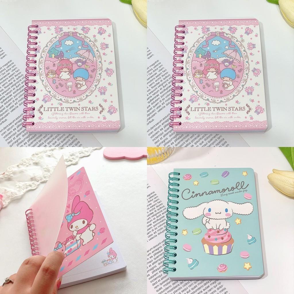 Stylish Kuromi A6 Date Book Notebook Sanrio Theme With Durable Spiral Binding