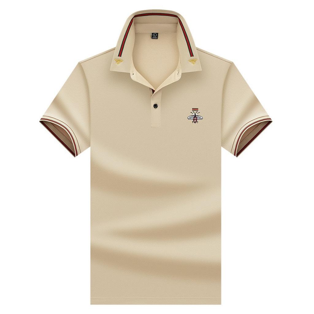 STORN Luxury Brand Quality Men's Polo Shirt Exquisite Bee Embroid Short Sleeve Summer Lapel T-Shirt Business Casual Trend Menswea Top