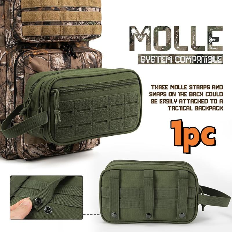 

Tactical Toiletry Bag For Men Hygiene Bag Tool Molle Pouches Small Dopp Kit Mens Shaving Kit Travel shower Makeup