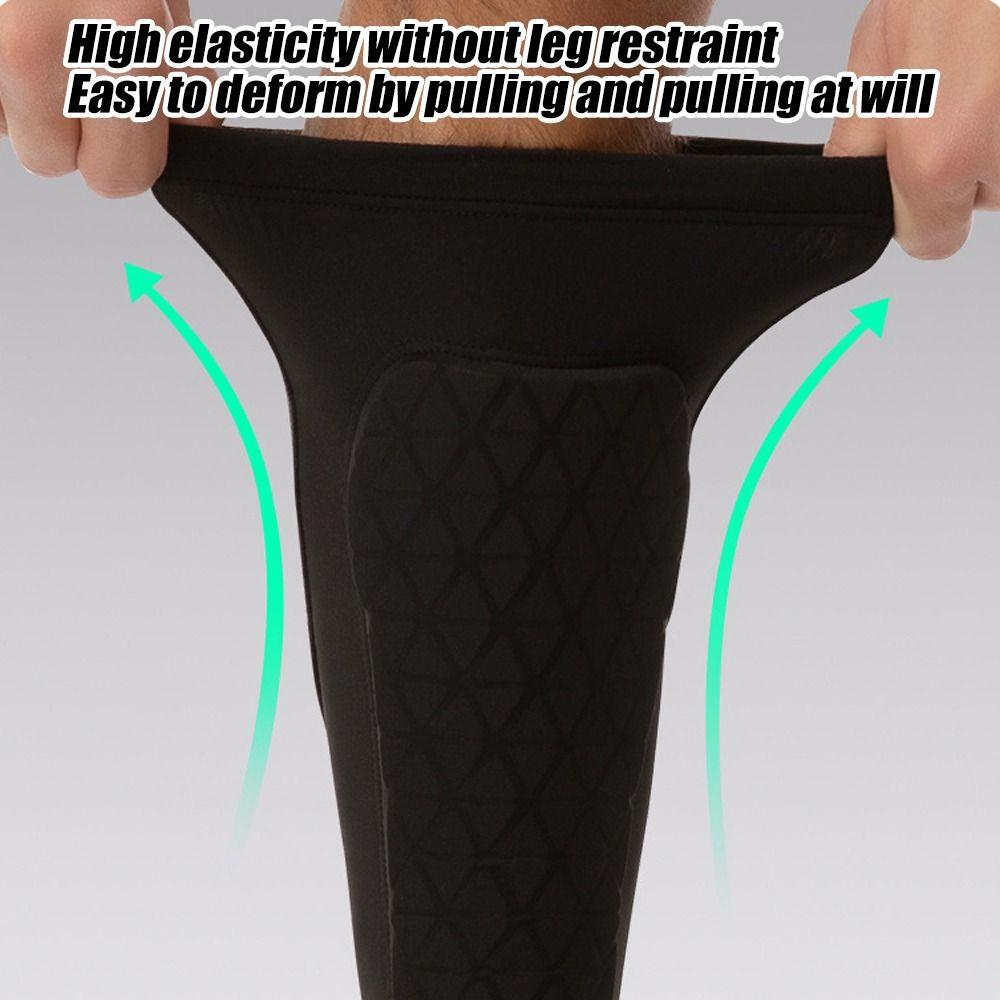 1PC Impact Absorption Soccer Shin Guards Ultra Lightweight Shin Protection Pads  Cycling