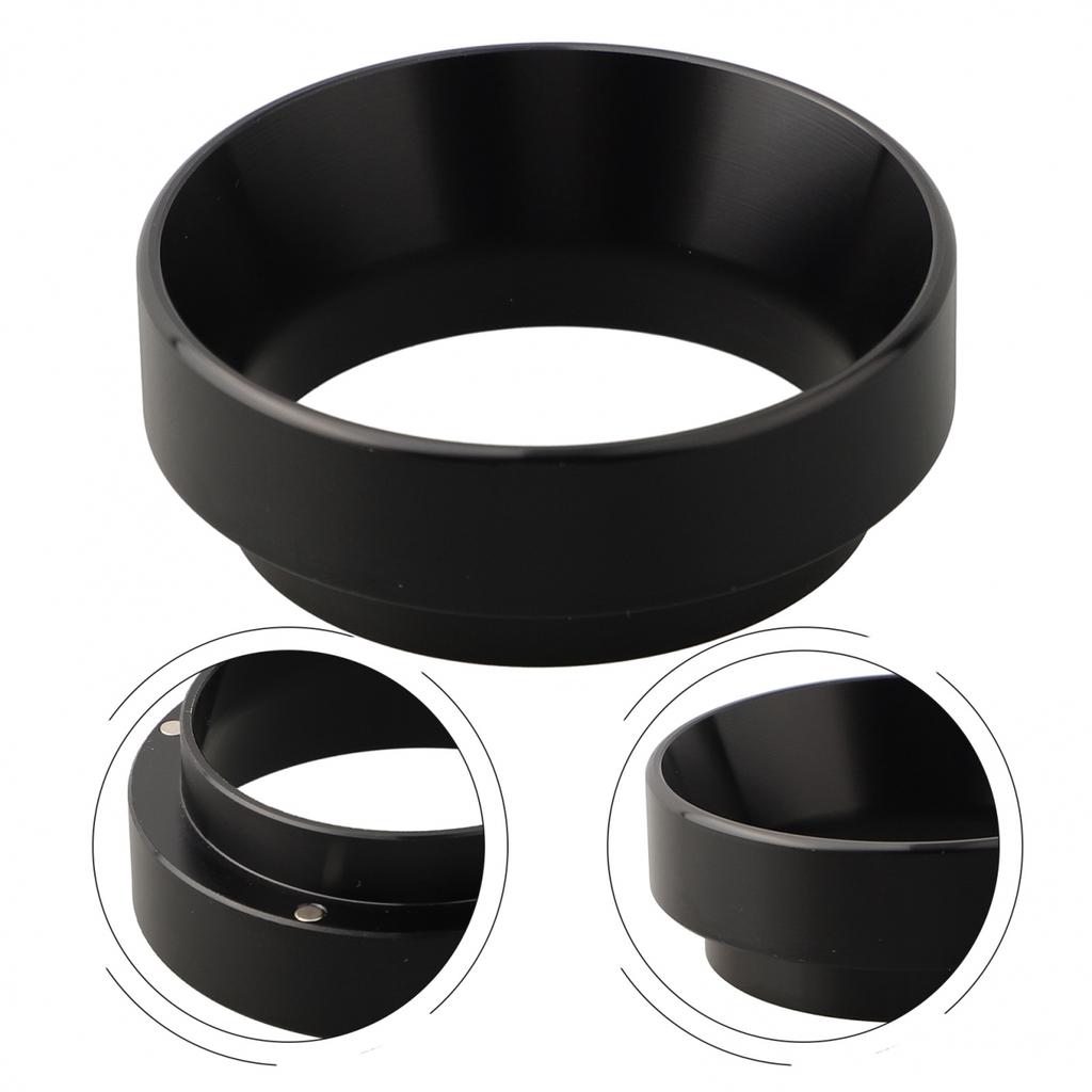 Anello di Dosaggio Caffè da 49MM Portafiltro Cestello Colore Argento Nero