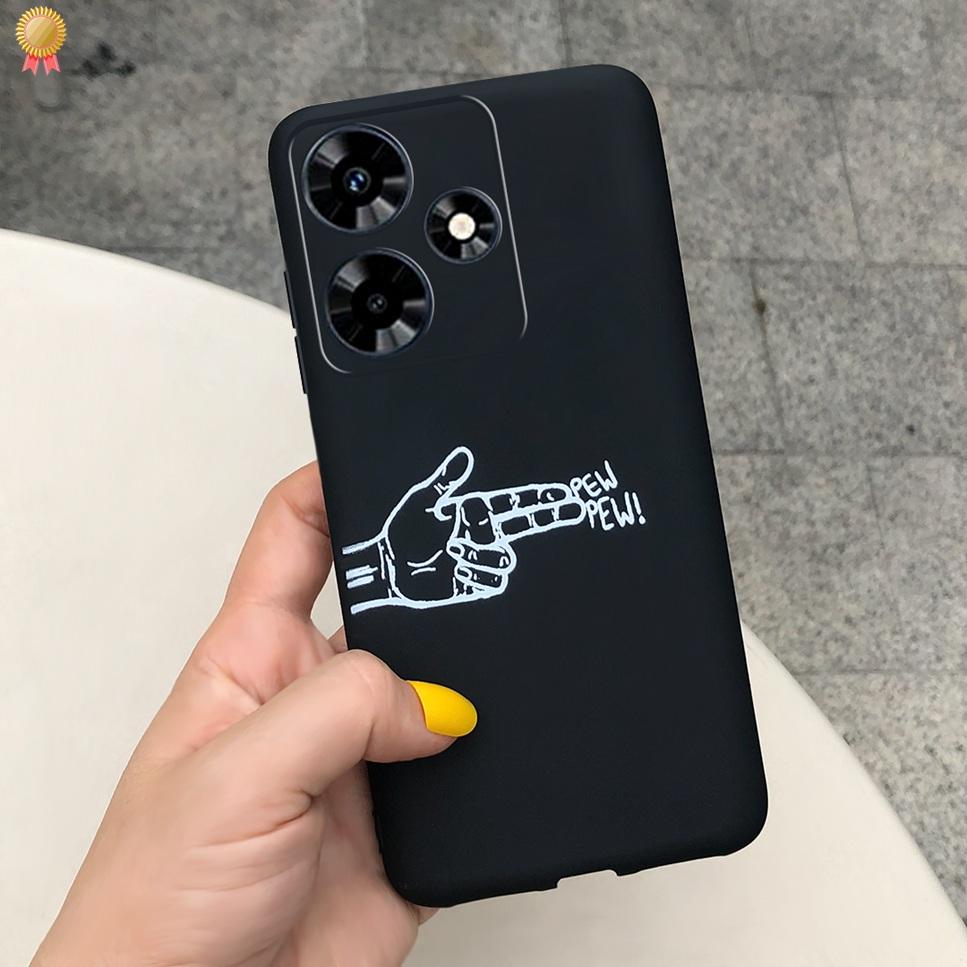 For Infinix Hot 30 Play 30i 4G Case Cute Astronaut Painted TPU Silicone Shockproof Cover For Infinix Hot 30 Play 30i Phone Case